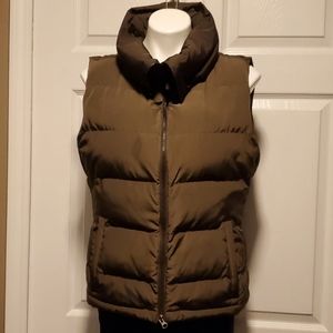 Talbots Brown Puffer Vest